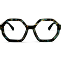 Aria Green Tortoise Frame Glasses