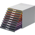 Cassettiera VARICOLOR® DURABLE 10 cassetti, grigio