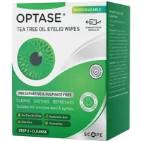 Optase Tea Tree Oil Eyelid Wipes