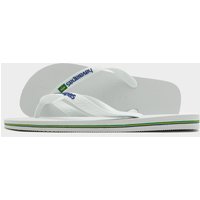 Mens Havaianas Ciabatte Brazil Logo - Bianco, bianco