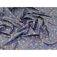Deadstock 100% Cotton Poplin Fabric Grey