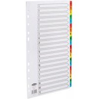 Concord Commercial Index A-Z Multipunched Mylar-reinforced