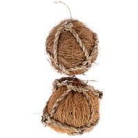 TIAKI Coco Fiber Ball Set de 2 pièces Ø6cm Petit animal