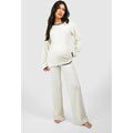 Conjunto Premamá Para Estar En Casa De Canalé Suave, Blanco