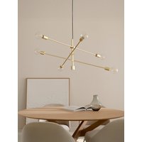 Lampada a soffito dorata in stile contemporaneo Bubble - Kenay Home