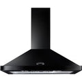 Rangemaster 64940 90cm RANGEMASTER Hood in Black Chrome Badge No Rail