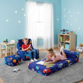 Child's Z Bed and Bean bag Chair with Footstool