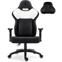 Dowinx LS-66PT Advanced PU Leather Gaming Chair -, Black&White