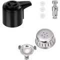 For Instant Pot Duo/Plus 3, 5, 6 quart steam release handle, original floating valve replacement parts, with 3 silicone covers