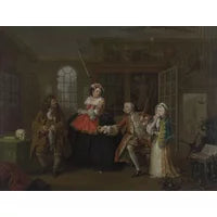 William Hogarth, Marriage A-la-Mode: 3, The Inspection Print