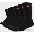 Nike 6-Pack Elevated Crew Socks, svart