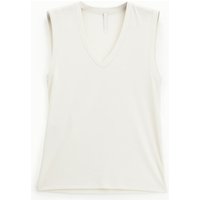 Camiseta sin mangas con escote en v