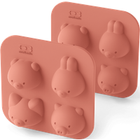 Die Formen für Kinder - monbento MB Silifriends braun