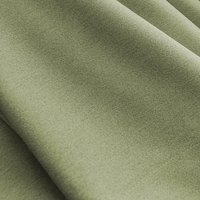 Alpha Olive Drab｜Linen curtain fabric sample｜3301-10