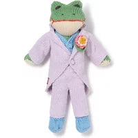 Claude Monet Knitted Frog Soft Toy