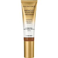 Max Factor SPF20 Miracle Second Skin Hybrid Foundation 11 Tan Deep - 30 ml