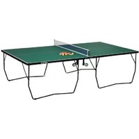 PRICE DROP! SPORTNOW 9FT Pro Folding Table Tennis Table - Full-Size Ping Pong for 2-4 Players, Foldable, Indoor Game Set | Wowcher
