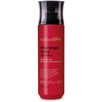 Body Splash Desodorante Colônia Nativa SPA Morango Ruby 200ml