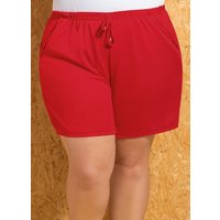 Short com Amarração Vermelho Plus Size