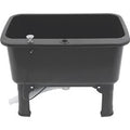 Floor Mop Sink Commercial, Plastic Mop Service Basin, Industrial Mop Bucket Utility Sink for Kitchen Bathroom Business Garages (