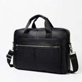 Premium Genuine Leather Laptop Bag for Men - 15.6 Inch