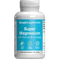 Super Magnesium 250mg Vitamin B Complex (120 Tablets)