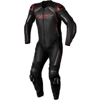 Rst S1 Ce Mens Leather Suit Black Grey Red