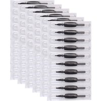 Dragonhawk 60 Counts Black Disposable Tattoo Tubes with Matching Assorted Pre-sterilized Tattoo Needles