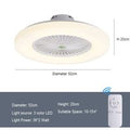 Simple Modern Home Quiet With Electric Fan | Color: Design1 | Electrical outlet: 110V | quantity: Remote control