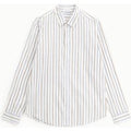 Camicia a righe collo classico manica lunga