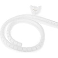 Nedis Cable Management | Spiral Sleeve | 1 pcs | Maximum cable thickness: 28 mm | PE | White