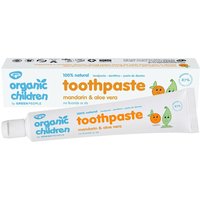 Green People Organic Children's Fluoride Free Toothpaste - Mandarin & Aloe Vera - 50ml