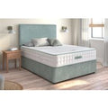 Dunlopillo� Meya Latex Hybrid Mattress + Premium Divan Bed, Teal, No Drawer, Single