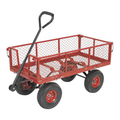 Sealey Platform Truck with Removable Sides Pneumatic Tyres 200kg Capacity