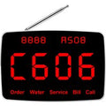 JINGLE BELLS CTM368 Display Monitor Receiver for Restaurant, Hotel, Clinic,Work with Table Call Button, Wireless Calling System