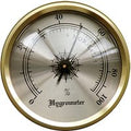 Analog Brass Frame Hygrometer