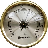Analog Brass Frame Hygrometer