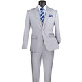 Vinci Men's 3 Piece Slim Fit Executive Suit Flat Front Pants