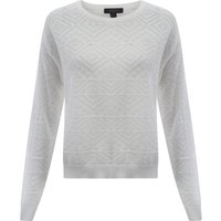 Jumpers Amara Reya Cleo white sheer back jumper / 12 - Tokyo Laundry