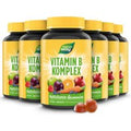 Vitamin B Komplex Multivitamin Gummies I alle B-Vitamine mit 12 µg Vitamin B12 I Mango-Geschmack I vegetarisch I 60 Stk