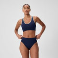 Bas de bikini Femme Sculpture Classic bleu marine