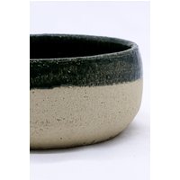 Handmade Ceramic Green Glazed Pasta Bowl