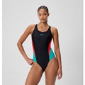 Maillot de bain Femme Colourblock Splice 2.0 noir/rouge