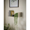 Statement Box Display Shelf - Silver finish