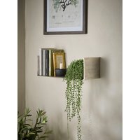 Statement Box Display Shelf - Silver finish