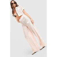 adidas Originals Crochet Track Pants, rosa