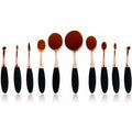 Spazzolini ovali dorati - 10 pezzi
