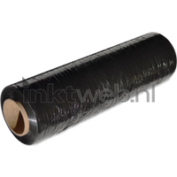 Huismerk Merkloos Handwikkelfolie 20my dik x 50cm x 300m zwart