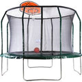 Air King Pro 12ft Trampoline with Safety Enclosure Green