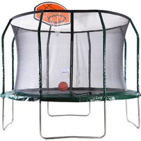 Air King Pro 12ft Trampoline with Safety Enclosure Green